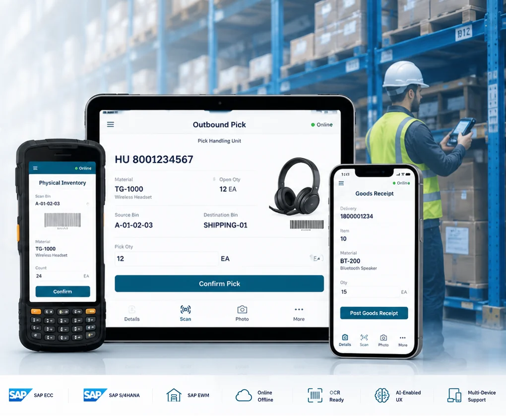 SmartRF — Modern SAP Warehouse Mobility & Execution Platform